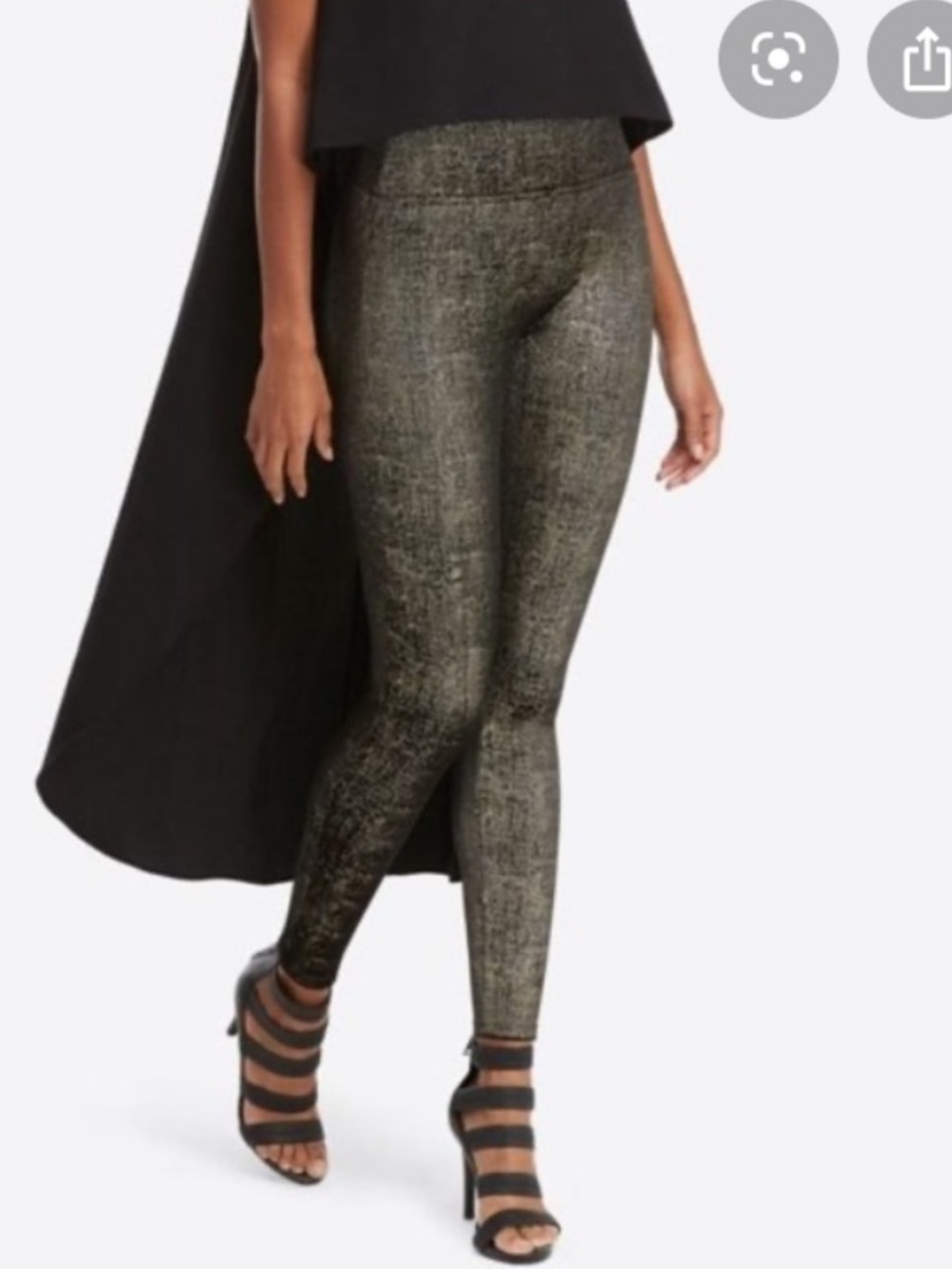 NWT Spanx Velvet Shine leggings Whimsigoth Rare